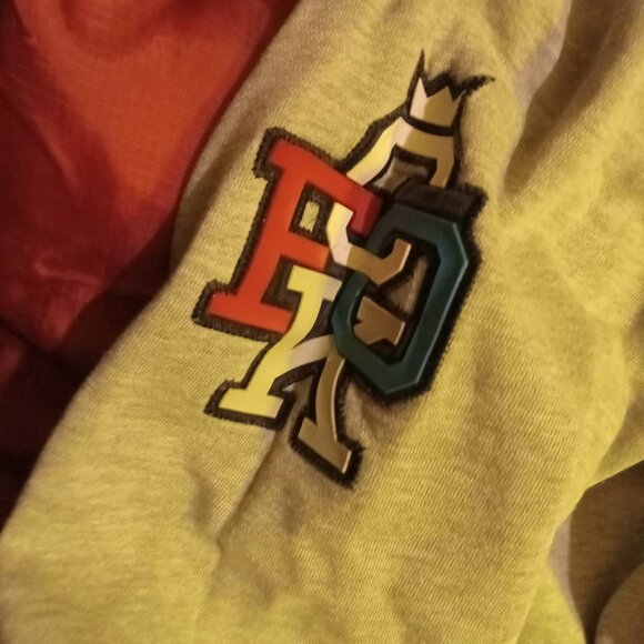 Mens Grey XL Marc Ekco 8-Bit Rhino Long Sleeve Sweatshirt Vintage Ecko Unltd - Picture 3 of 5